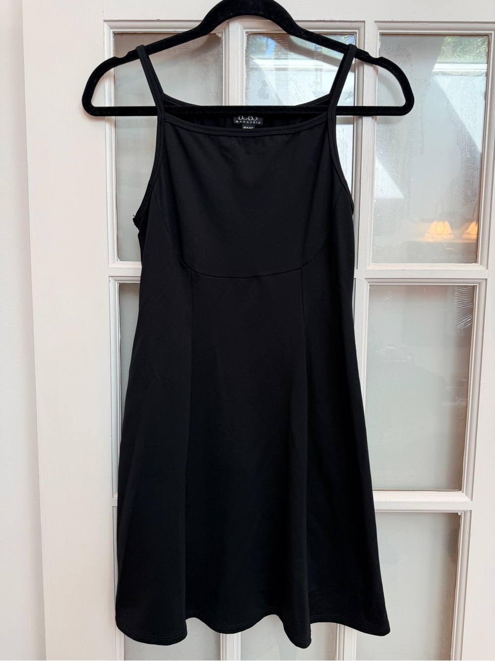 Vintage BCBGMaxAzria Y2K 90’s Black Stretchy Chic Mini Dress Size Medium M